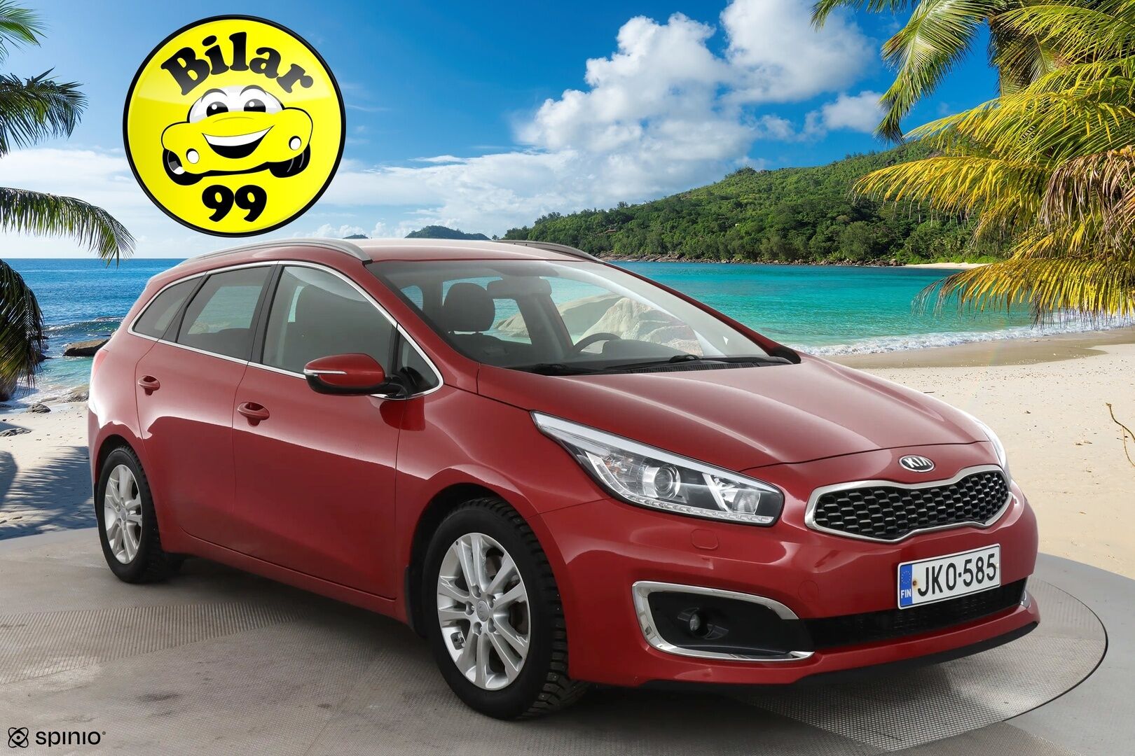 Kia cee'd 2017 1,6 EX SW DCT A/T / Vakkari / P-kamera / Lohko+sisälämmitin / Apple&Android / Koukku / Ratinlämmitin / Navi - Suomi-auto / Merkkihuollettu / 2x Aluvanteet / Uudenveroiset nastat, sekä kesärenkaat!