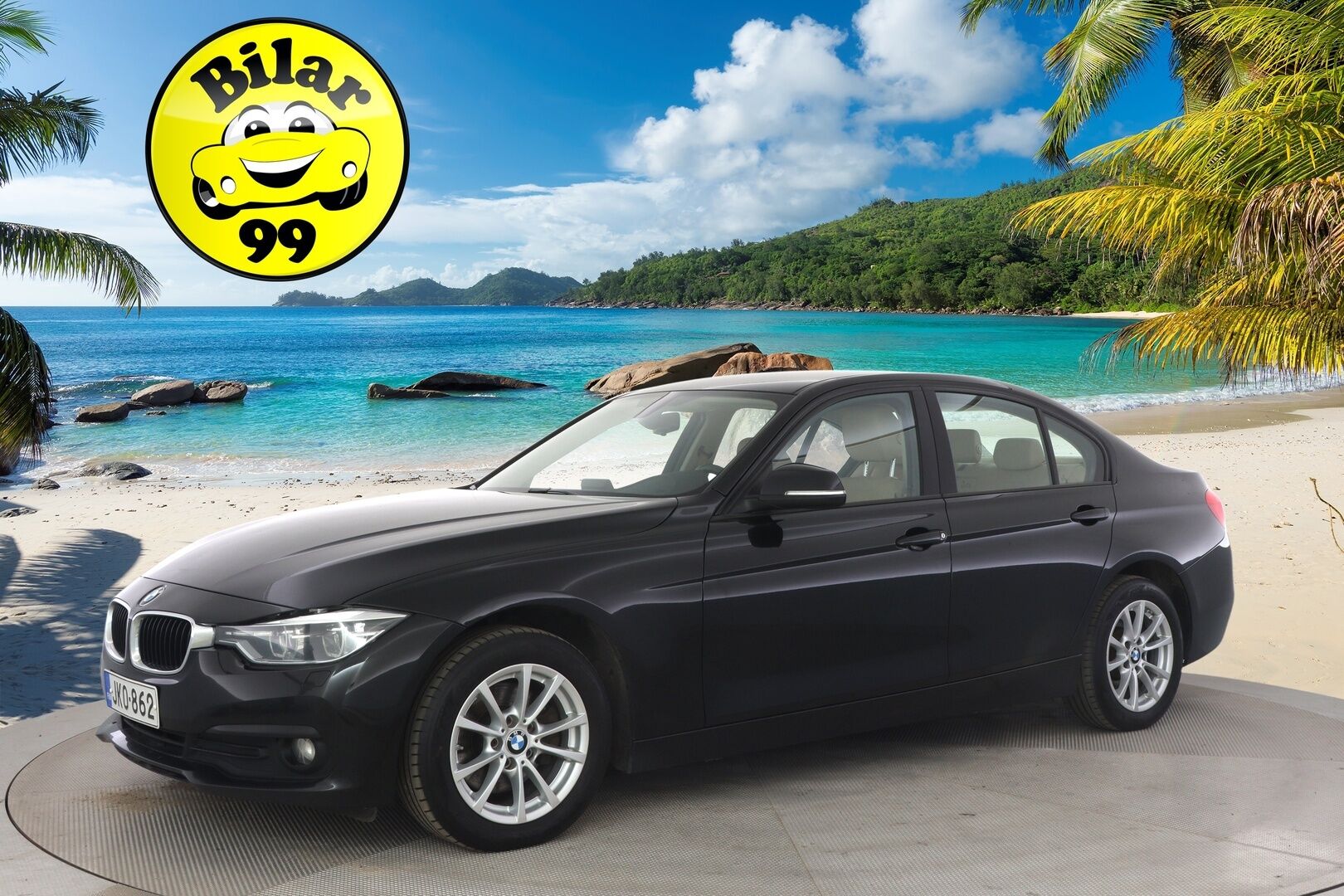 BMW 320 2017 F30 Sedan 320d A xDrive Business Exclusive Edition - Vakkari / Peruutustutka / Vaaleat Sporttinahat / LED-valot / Bluetooth / Aut. Ilmastointi / 2x renkaat / Ratinlämmitin