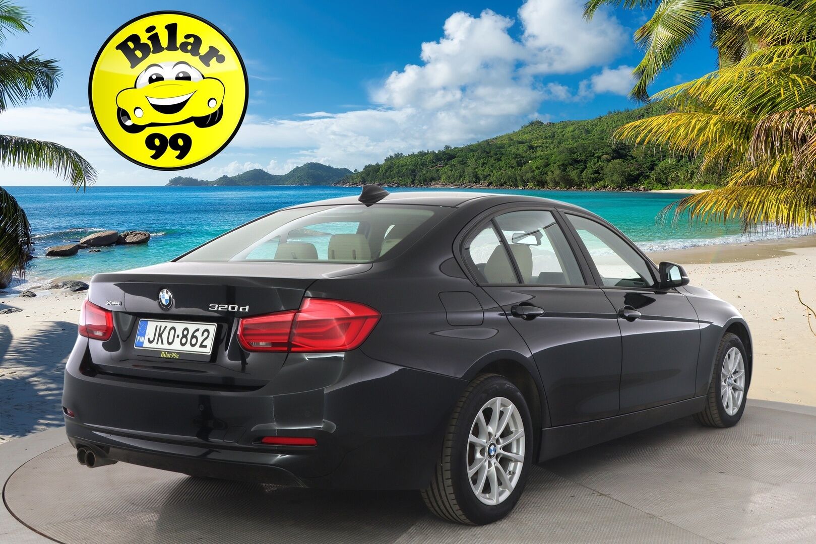 BMW 320 2017 F30 Sedan 320d A xDrive Business Exclusive Edition - Vakkari / Peruutustutka / Vaaleat Sporttinahat / LED-valot / Bluetooth / Aut. Ilmastointi / 2x renkaat / Ratinlämmitin