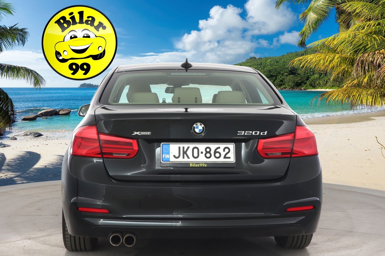 BMW 320 2017 F30 Sedan 320d A xDrive Business Exclusive Edition - Vakkari / Peruutustutka / Vaaleat Sporttinahat / LED-valot / Bluetooth / Aut. Ilmastointi / 2x renkaat / Ratinlämmitin