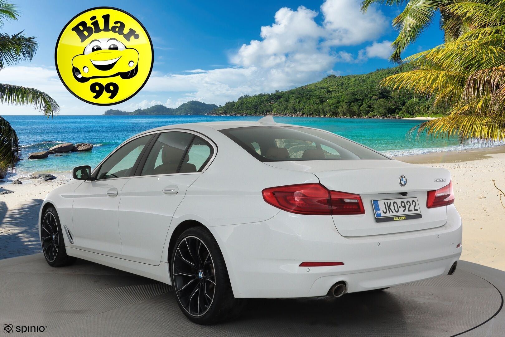BMW 520 2017 G30 Sedan 520d A Business Comfort **LED / ACC / P.kamera / Sisätilanlämmitin / Konjakki Nahat / HiFI / Kaistavahti** - 2-om Suomi-auto / Kahdet Renkaat / Merkkihuollettu!