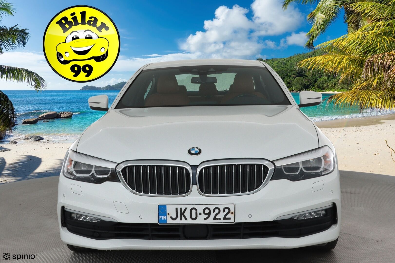 BMW 520 2017 G30 Sedan 520d A Business Comfort **LED / ACC / P.kamera / Sisätilanlämmitin / Konjakki Nahat / HiFI / Kaistavahti** - 2-om Suomi-auto / Kahdet Renkaat / Merkkihuollettu!