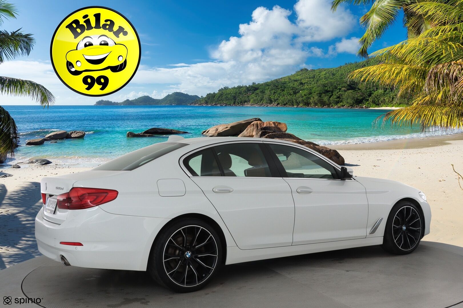 BMW 520 2017 G30 Sedan 520d A Business Comfort **LED / ACC / P.kamera / Sisätilanlämmitin / Konjakki Nahat / HiFI / Kaistavahti** - 2-om Suomi-auto / Kahdet Renkaat / Merkkihuollettu!