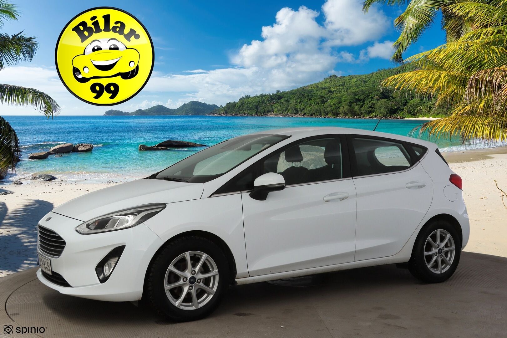 Ford Fiesta 2017 1,1 85hv M5 Titanium 5-ovinen * Lämmitettävä tuulilasi / Ratinlämmitin / P. Tutka / Vakkari / Bluetooth * - Suomi-auto / Lohkolämmitin / Kahdet renkaat Fordin alumiinivanteilla