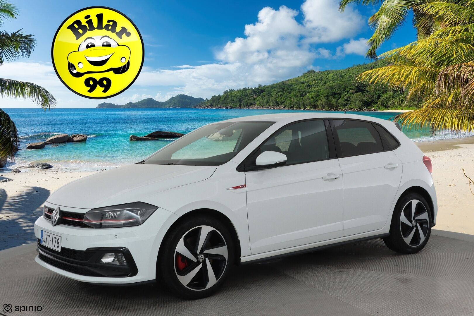Volkswagen Polo 2018 GTI 2,0 TSI 147 kW DSG **ACC / LED-valot / P.Kamera / Navi / Digimittaristo / Apple&Android** - Suomi-auto / Kahdet Renkaat / Merkkihuollettu!