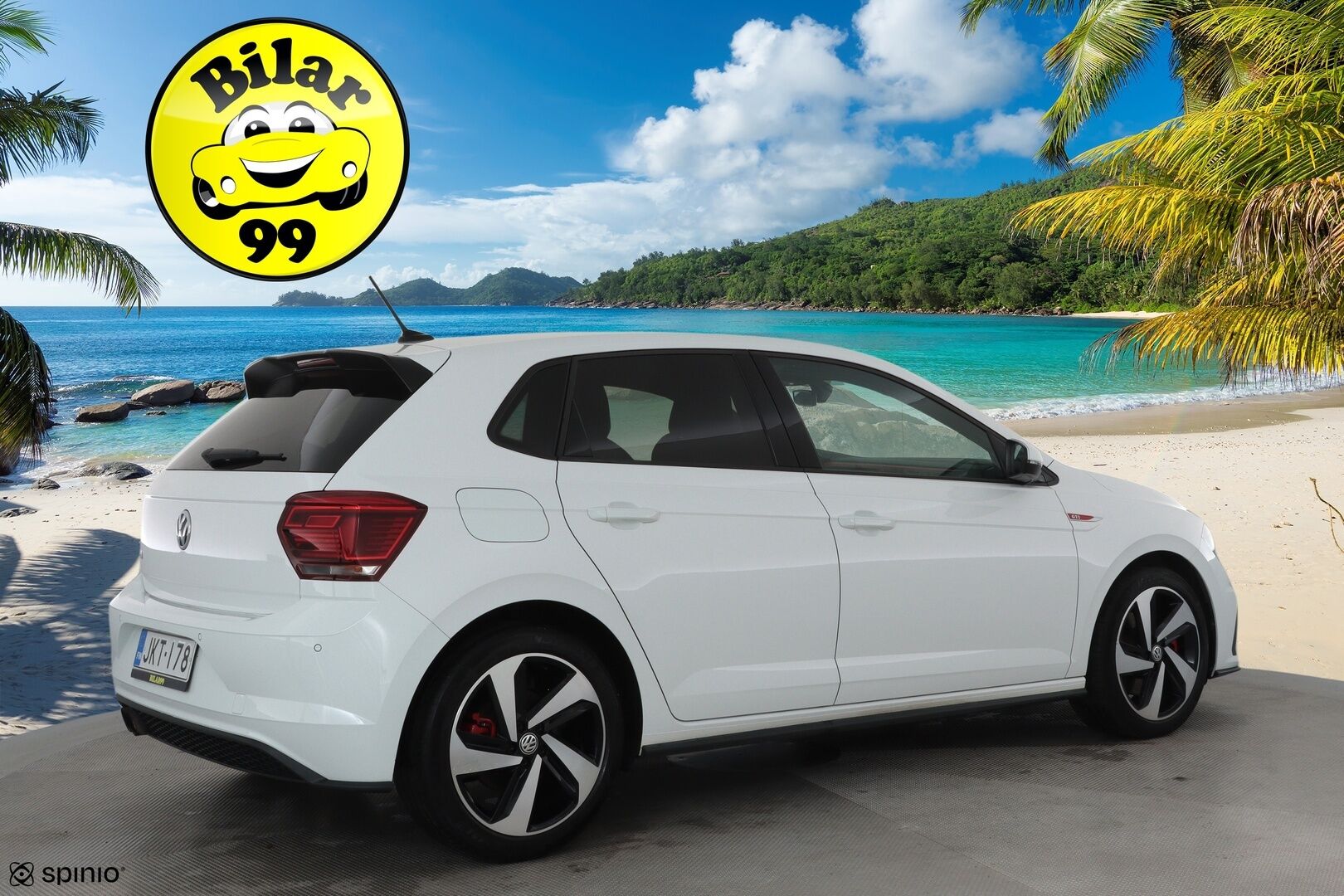 Volkswagen Polo 2018 GTI 2,0 TSI 147 kW DSG **ACC / LED-valot / P.Kamera / Navi / Digimittaristo / Apple&Android** - Suomi-auto / Kahdet Renkaat / Merkkihuollettu!