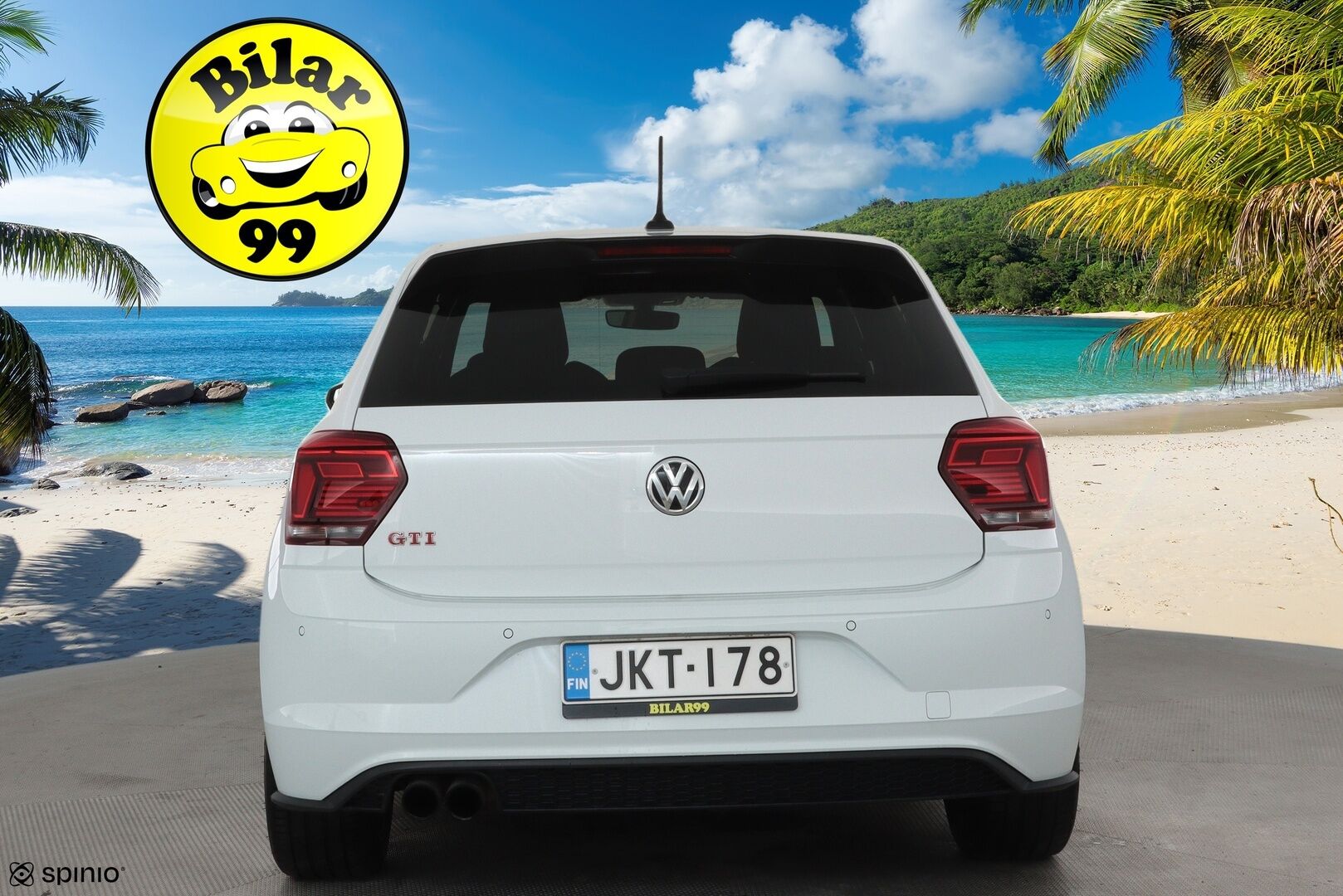 Volkswagen Polo 2018 GTI 2,0 TSI 147 kW DSG **ACC / LED-valot / P.Kamera / Navi / Digimittaristo / Apple&Android** - Suomi-auto / Kahdet Renkaat / Merkkihuollettu!