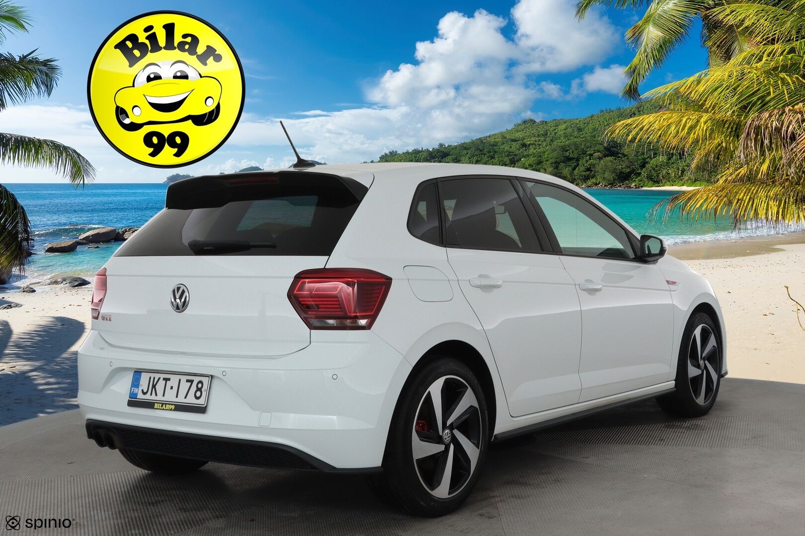 Volkswagen Polo 2018 GTI 2,0 TSI 147 kW DSG **ACC / LED-valot / P.Kamera / Navi / Digimittaristo / Apple&Android** - Suomi-auto / Kahdet Renkaat / Merkkihuollettu!