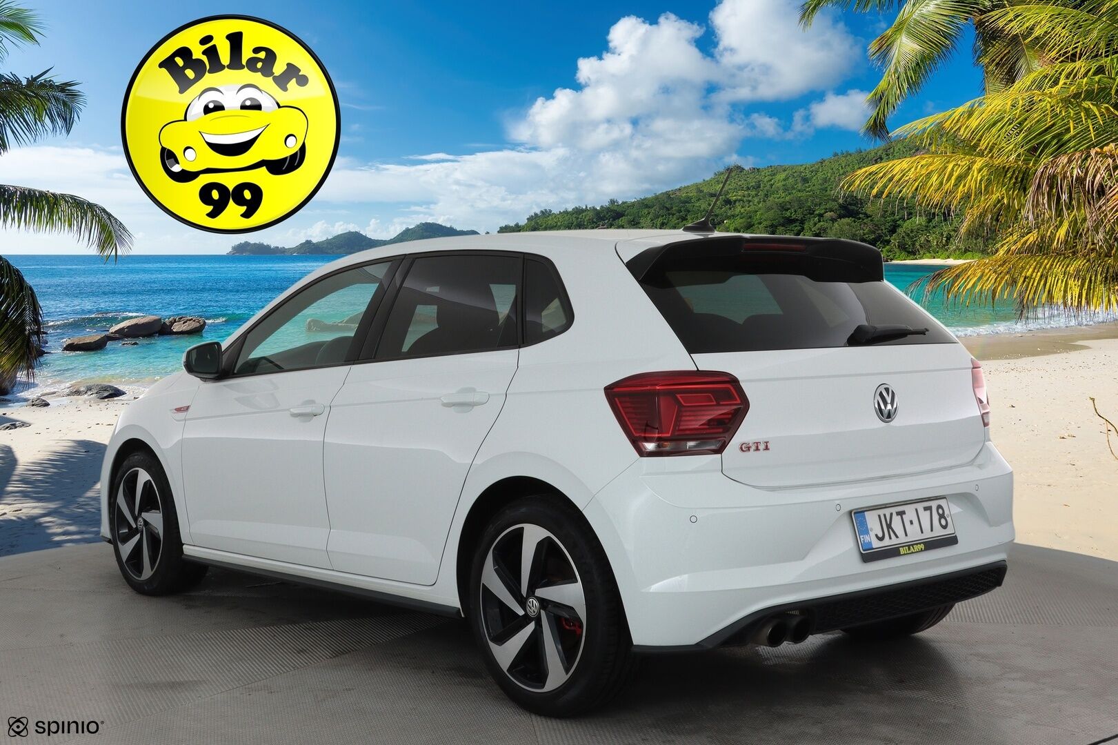 Volkswagen Polo 2018 GTI 2,0 TSI 147 kW DSG **ACC / LED-valot / P.Kamera / Navi / Digimittaristo / Apple&Android** - Suomi-auto / Kahdet Renkaat / Merkkihuollettu!