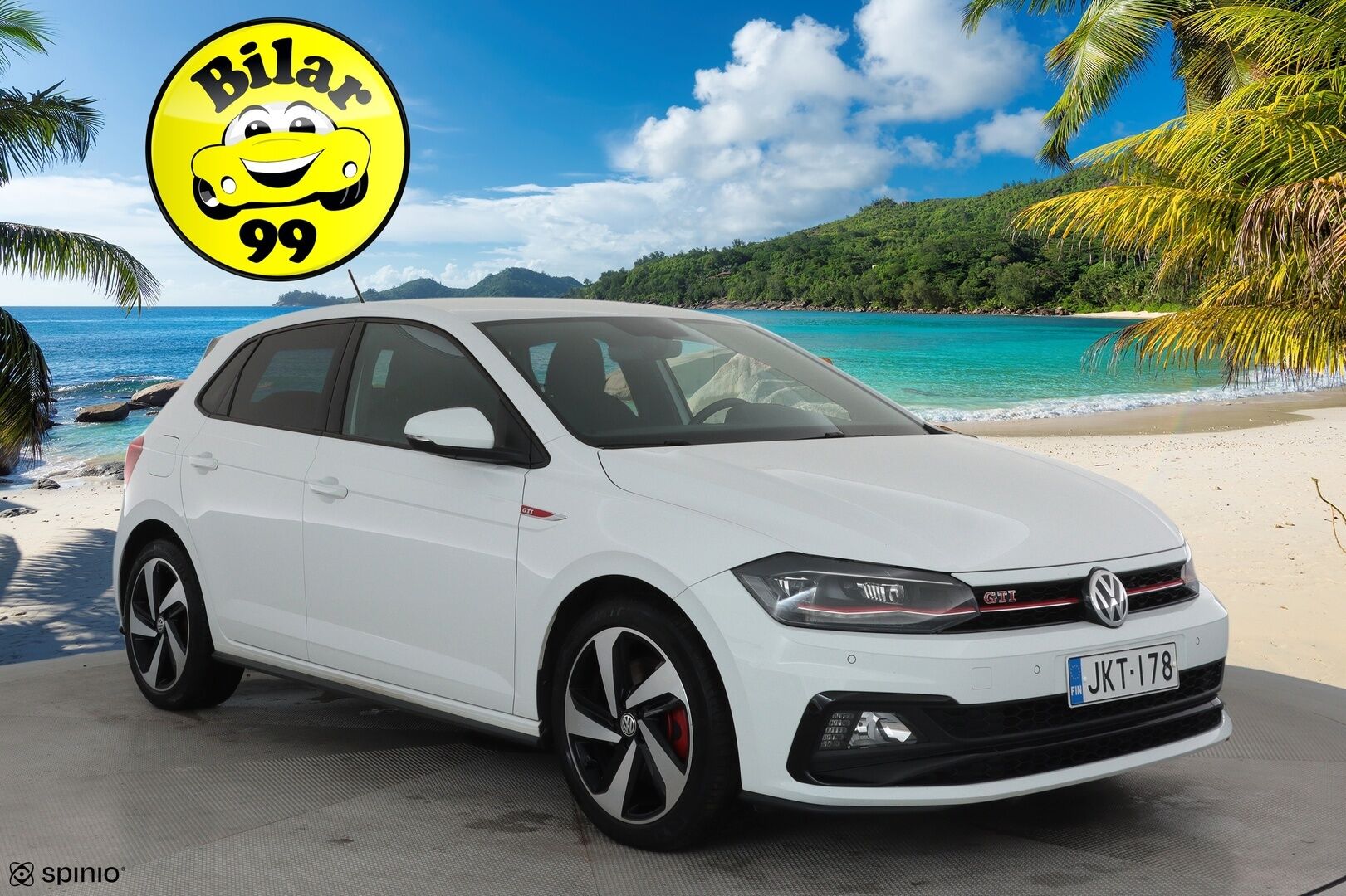 Volkswagen Polo 2018 GTI 2,0 TSI 147 kW DSG **ACC / LED-valot / P.Kamera / Navi / Digimittaristo / Apple&Android** - Suomi-auto / Kahdet Renkaat / Merkkihuollettu!