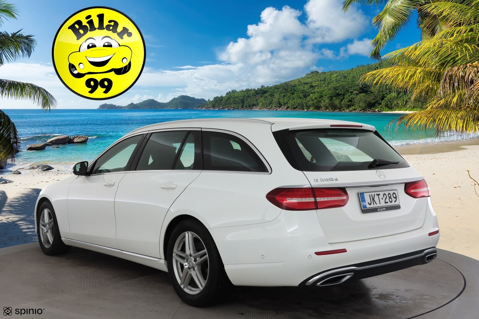 Mercedes-Benz E 2018 200 d T A Edition One Business * Suomi-auto / Vakkari / P.kamera / LED / Navi / Puolinahat / Sähkökontti * - Kahdet renkaat aluvanteilla / Merkkihuollettu - HULLU BLACKWEEK KORKOTARJOUS 2,49%