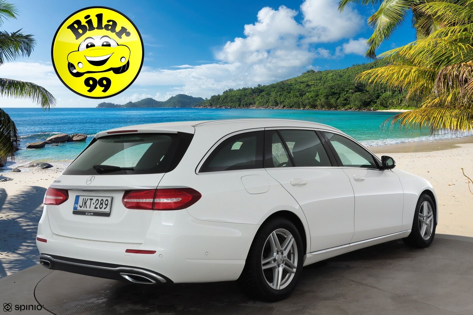 Mercedes-Benz E 2018 200 d T A Edition One Business * Suomi-auto / Vakkari / P.kamera / LED / Navi / Puolinahat / Sähkökontti * - Kahdet renkaat aluvanteilla / Merkkihuollettu - HULLU BLACKWEEK KORKOTARJOUS 2,49%