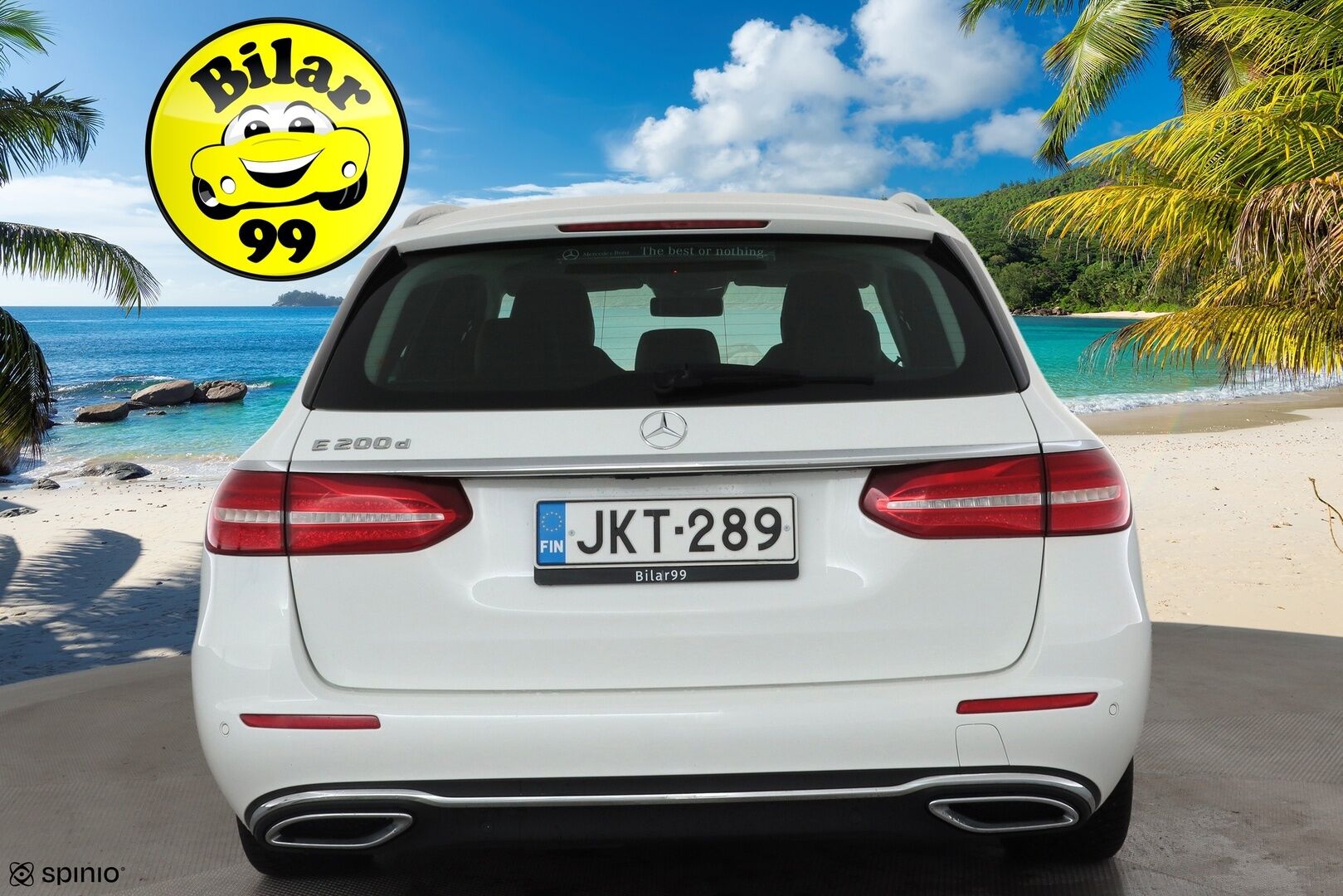 Mercedes-Benz E 2018 200 d T A Edition One Business * Suomi-auto / Vakkari / P.kamera / LED / Navi / Puolinahat / Sähkökontti * - Kahdet renkaat aluvanteilla / Merkkihuollettu - HULLU BLACKWEEK KORKOTARJOUS 2,49%