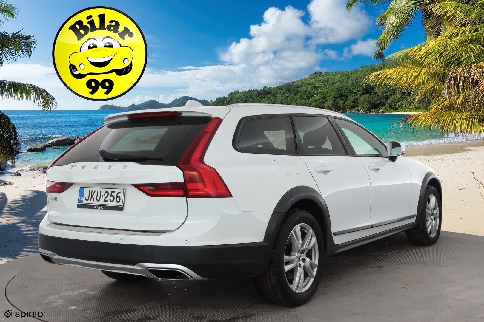 Volvo V90 Cross Country 2018 D4 AWD Business Plus aut * ACC / Webasto / Koukku / Ruskeat nahat / Navi / LED / Keyless / Ratinlämmitin * - EI AD-Blueta! / Suomi-auto / Kahdet renkaat aluvanteilla