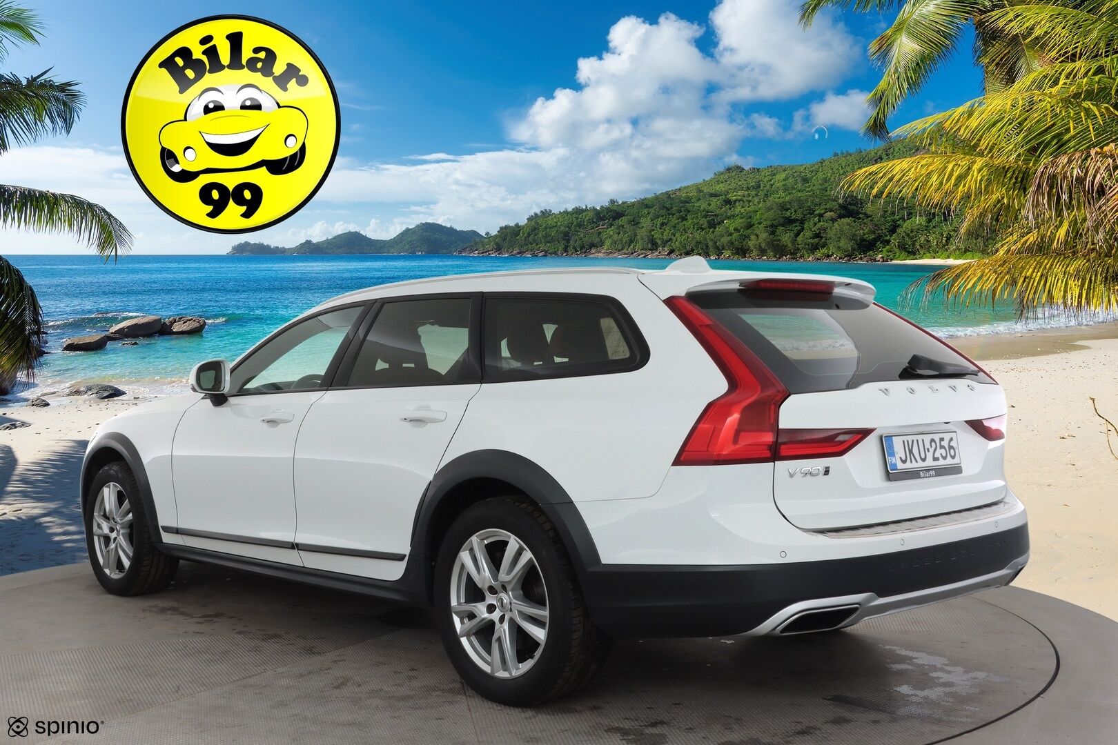 Volvo V90 Cross Country 2018 D4 AWD Business Plus aut * ACC / Webasto / Koukku / Ruskeat nahat / Navi / LED / Keyless / Ratinlämmitin * - EI AD-Blueta! / Suomi-auto / Kahdet renkaat aluvanteilla