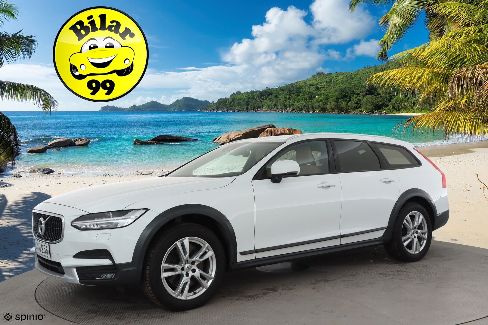 Volvo V90 Cross Country 2018 D4 AWD Business Plus aut * ACC / Webasto / Koukku / Ruskeat nahat / Navi / LED / Keyless / Ratinlämmitin * - EI AD-Blueta! / Suomi-auto / Kahdet renkaat aluvanteilla