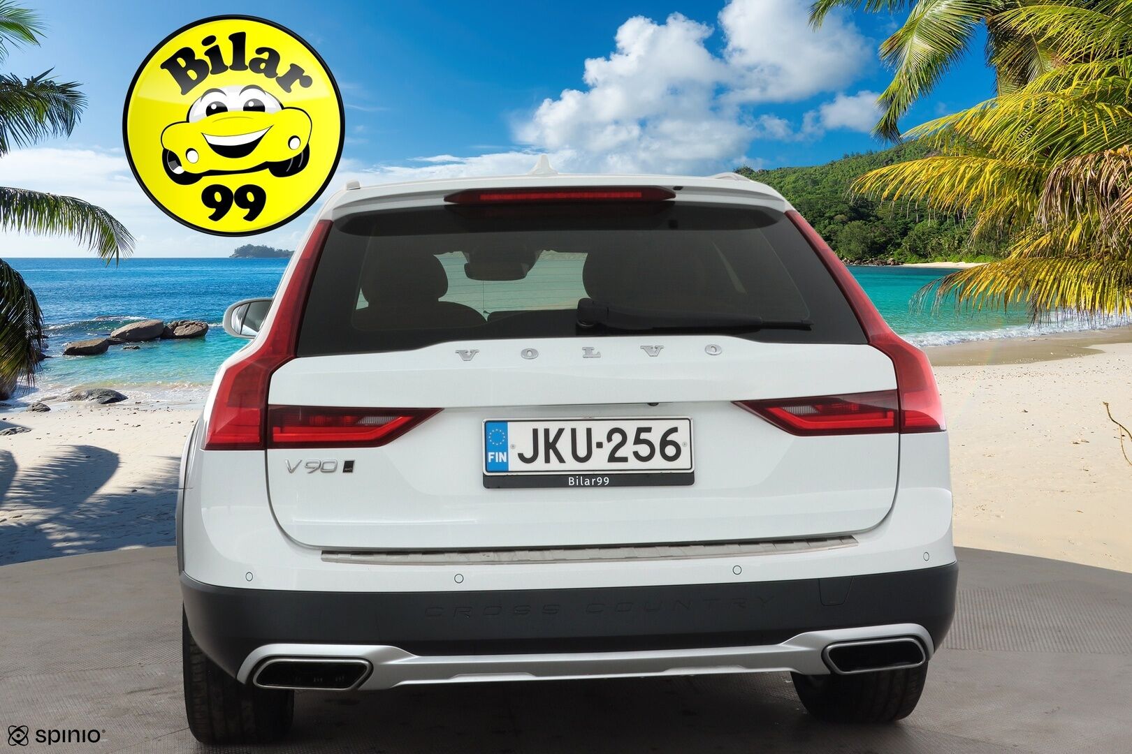 Volvo V90 Cross Country 2018 D4 AWD Business Plus aut * ACC / Webasto / Koukku / Ruskeat nahat / Navi / LED / Keyless / Ratinlämmitin * - EI AD-Blueta! / Suomi-auto / Kahdet renkaat aluvanteilla
