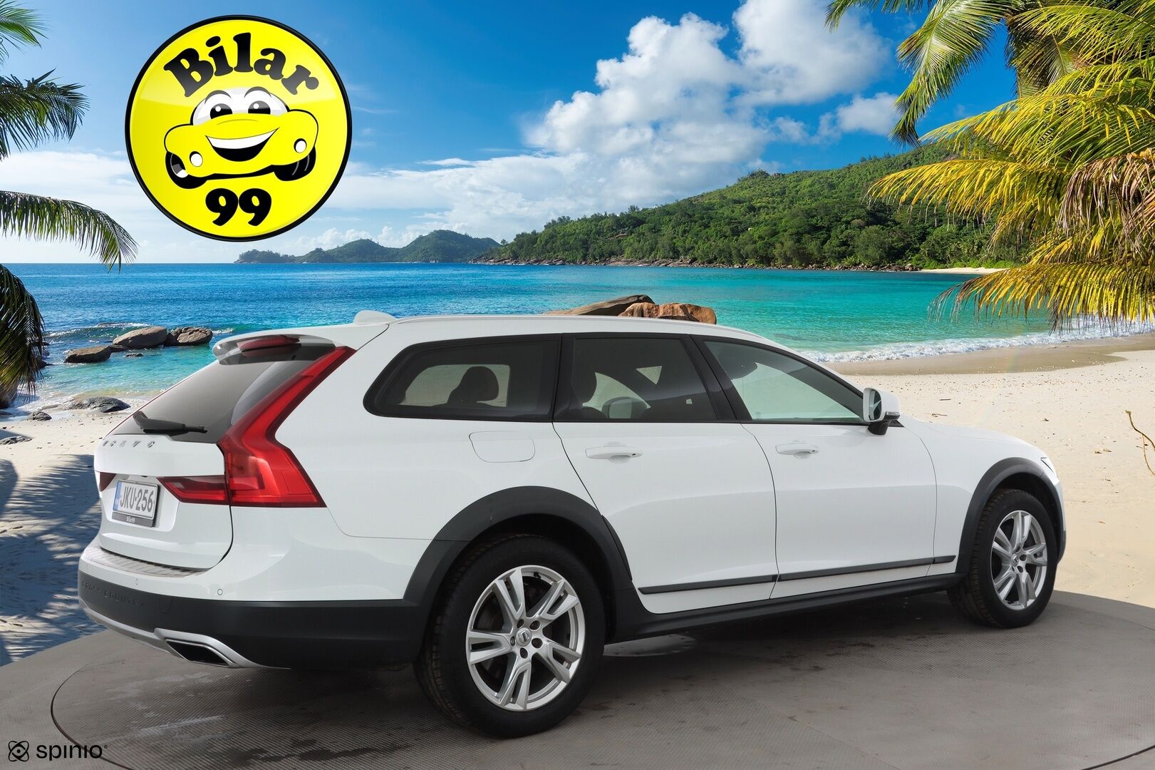 Volvo V90 Cross Country 2018 D4 AWD Business Plus aut * ACC / Webasto / Koukku / Ruskeat nahat / Navi / LED / Keyless / Ratinlämmitin * - EI AD-Blueta! / Suomi-auto / Kahdet renkaat aluvanteilla