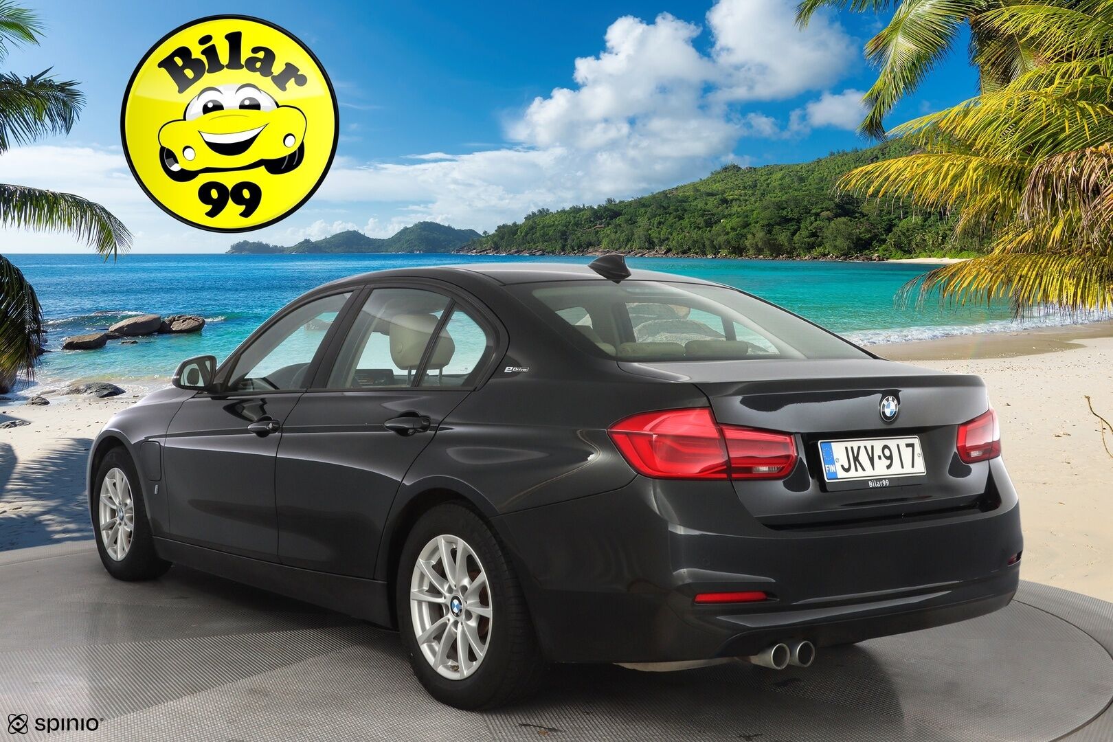 BMW 330 2018 F30 Sedan 330e A Business Exclusive *Lämmitettävä ohjauspyörä / Nahat / Sporttipenkit / Tutkat / Proffa navi* - Suomi-Auto / Viimeisin huolto 97tkm / 10.25 / Merkkihuollettu säännöllisesti / Kahdet renkaat aluvantein