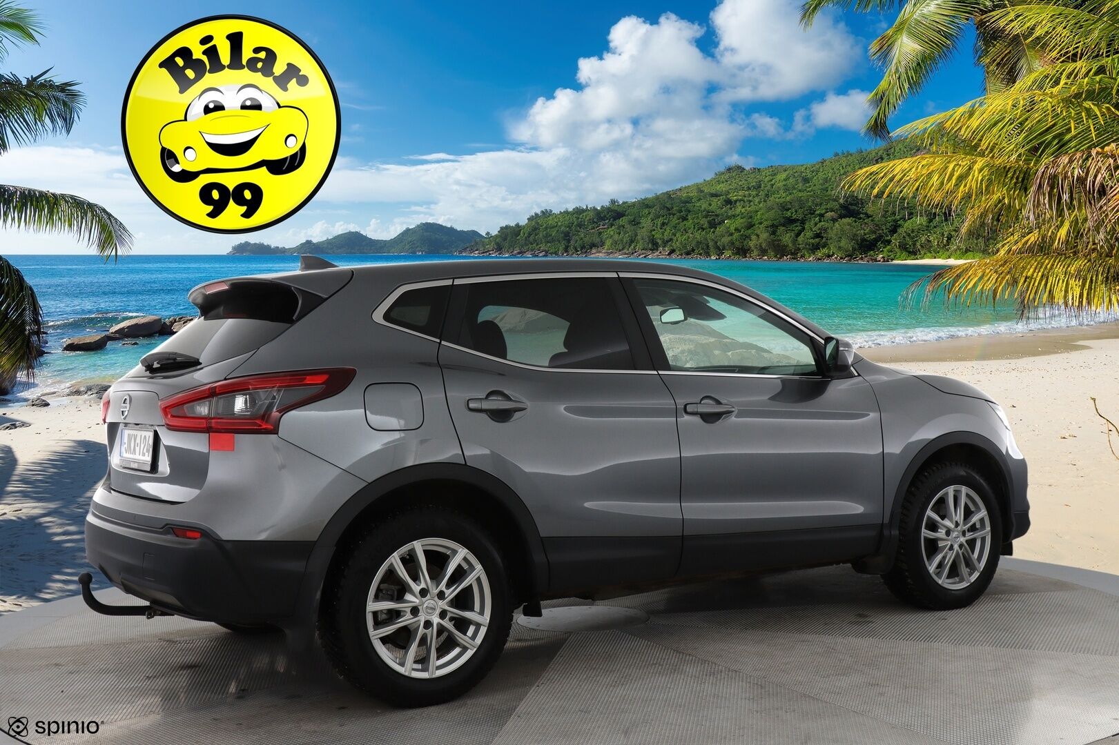 Nissan Qashqai 2018 DIG-T 115 Acenta 2WD Xtronic Connect PFEB *Vakkari / P-kamera / Koukku / Lohko+sisäpuhallin / Kaistavahti* - 1-om. Suomi-auto / Merkkihuollettu / 2x aluvanteet / Uudet Laatunastat!