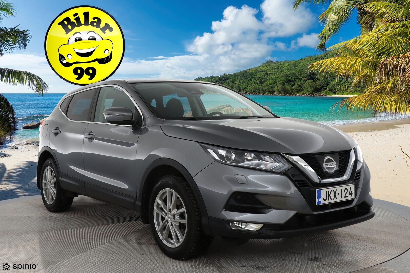 Nissan Qashqai 2018 DIG-T 115 Acenta 2WD Xtronic Connect PFEB *Vakkari / P-kamera / Koukku / Lohko+sisäpuhallin / Kaistavahti* - 1-om. Suomi-auto / Merkkihuollettu / 2x aluvanteet / Uudet Laatunastat!