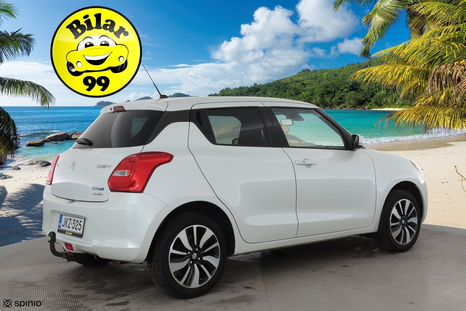 Suzuki Swift 2018 1,2 DUALJET 4WD GLX 5MT HYBRID **Adapt.vakkari / P.kamera / Koukku / Navi / Auto ilmastointi / LED** - Suomi-auto / Merkkihuollettu / Kahdet renkaat aluvanteilla / KeylessGo
