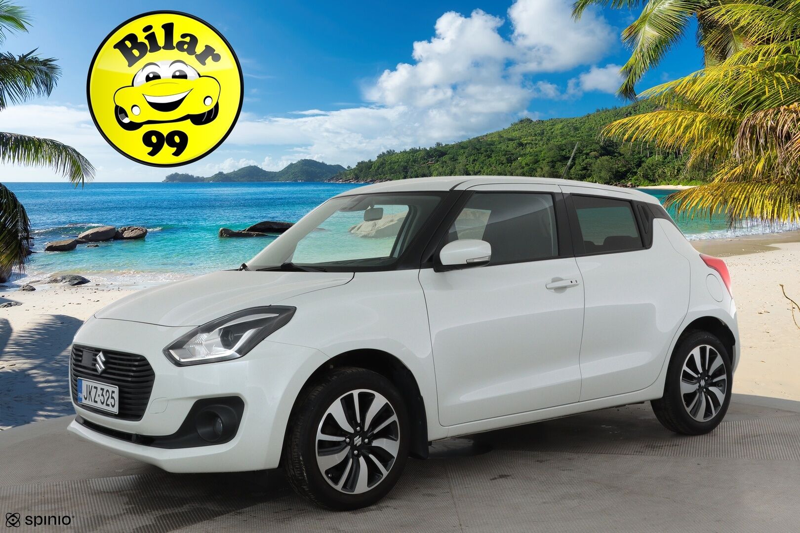 Suzuki Swift 2018 1,2 DUALJET 4WD GLX 5MT HYBRID **Adapt.vakkari / P.kamera / Koukku / Navi / Auto ilmastointi / LED** - Suomi-auto / Merkkihuollettu / Kahdet renkaat aluvanteilla / KeylessGo