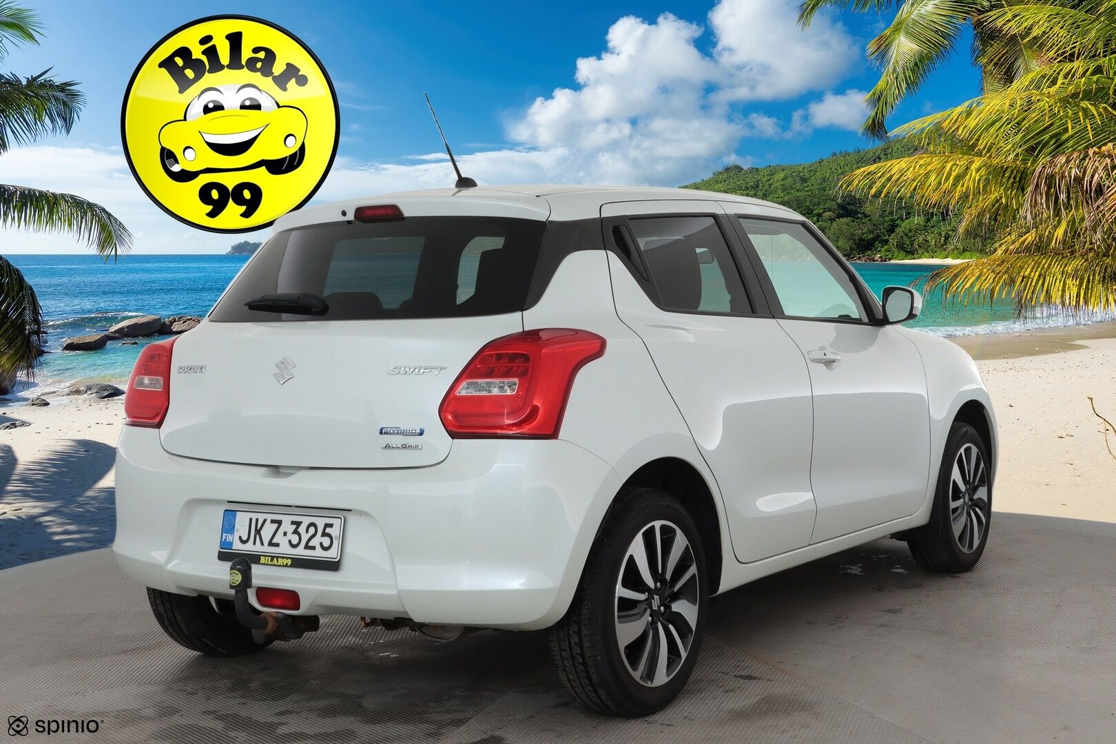 Suzuki Swift 2018 1,2 DUALJET 4WD GLX 5MT HYBRID **Adapt.vakkari / P.kamera / Koukku / Navi / Auto ilmastointi / LED** - Suomi-auto / Merkkihuollettu / Kahdet renkaat aluvanteilla / KeylessGo