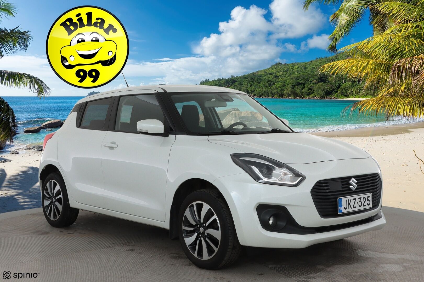 Suzuki Swift 2018 1,2 DUALJET 4WD GLX 5MT HYBRID **Adapt.vakkari / P.kamera / Koukku / Navi / Auto ilmastointi / LED** - Suomi-auto / Merkkihuollettu / Kahdet renkaat aluvanteilla / KeylessGo