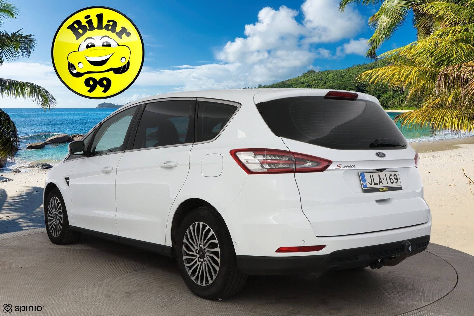 Ford S-Max 2019 2,0 TDCi EcoBlue 150hv A8 Titanium 5-ovinen 7-Paikkainen - Suomiauto / Webasto / Adapt.Vakkari / Peruutuskamera / Vetokoukku / Muistipenkki / Nahka-Alcantara / KeylessGo / Huippuvarusteet!