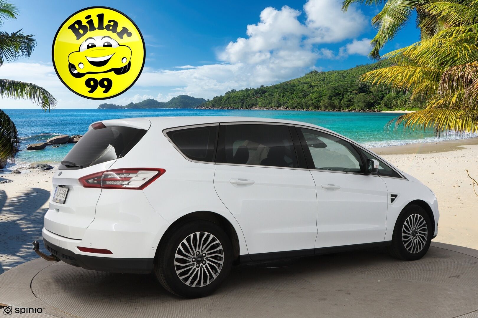 Ford S-Max 2019 2,0 TDCi EcoBlue 150hv A8 Titanium 5-ovinen 7-Paikkainen - Suomiauto / Webasto / Adapt.Vakkari / Peruutuskamera / Vetokoukku / Muistipenkki / Nahka-Alcantara / KeylessGo / Huippuvarusteet!