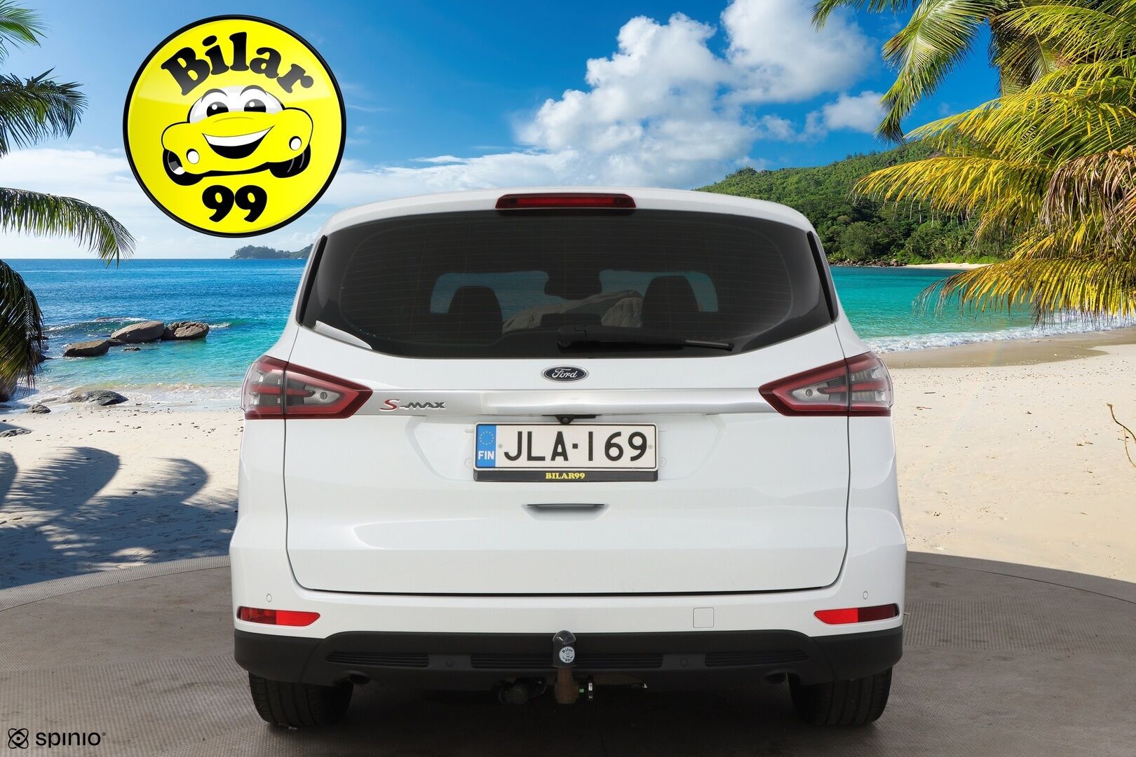 Ford S-Max 2019 2,0 TDCi EcoBlue 150hv A8 Titanium 5-ovinen 7-Paikkainen - Suomiauto / Webasto / Adapt.Vakkari / Peruutuskamera / Vetokoukku / Muistipenkki / Nahka-Alcantara / KeylessGo / Huippuvarusteet!