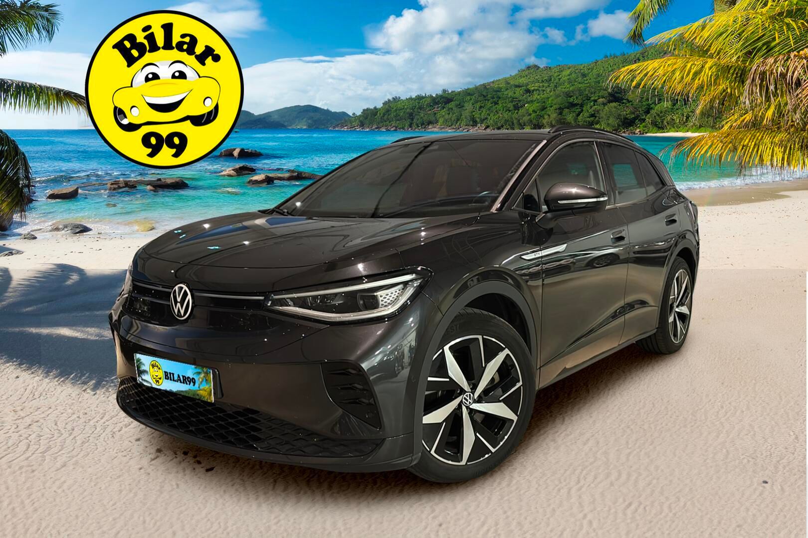 Volkswagen ID.4 2022 GTX Dual Motor AWD / 1.om Suomi-auto / IQ. Light / ACC / ILP / 360°-kamera / Sähköluukku / Vetokoukku* - 3,99 % KORKOTARJOUS TÄHÄN AUTOON - Hyvillä varusteilla Suomi-auto / Alletaittuva vetokoukku /  2x Renkaat ja vanteett hyvillä pinnoilla