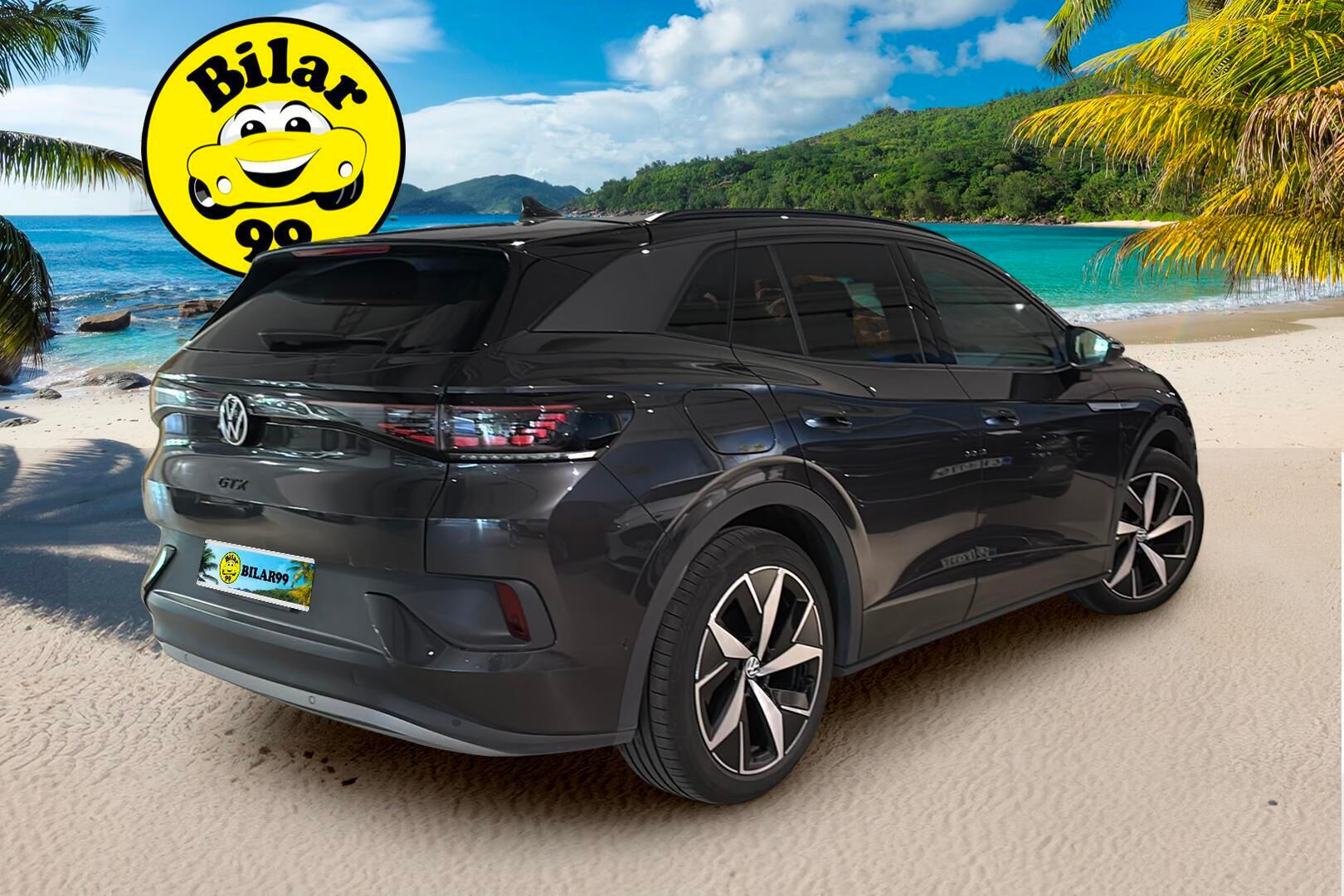 Volkswagen ID.4 2022 GTX Dual Motor AWD / 1.om Suomi-auto / IQ. Light / ACC / ILP / 360°-kamera / Sähköluukku / Vetokoukku* - 3,99 % KORKOTARJOUS TÄHÄN AUTOON - Hyvillä varusteilla Suomi-auto / Alletaittuva vetokoukku /  2x Renkaat ja vanteett hyvillä pinnoilla