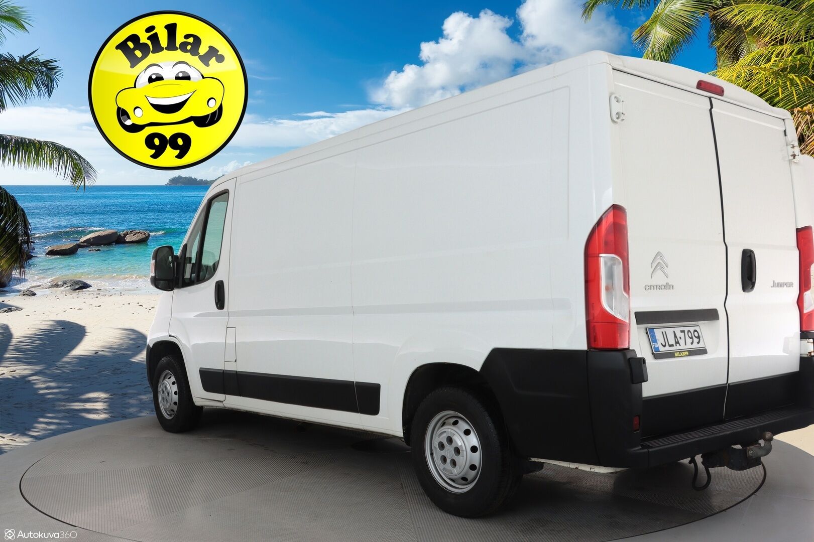 Citroen Jumper 2018 BlueHDi 110 35 L2H1 ** Webasto / Koukku / Vakkari / Bluetooth / VÄLISEINÄ / Ilmastointi ** - Suomi-auto / 2x Renkaat