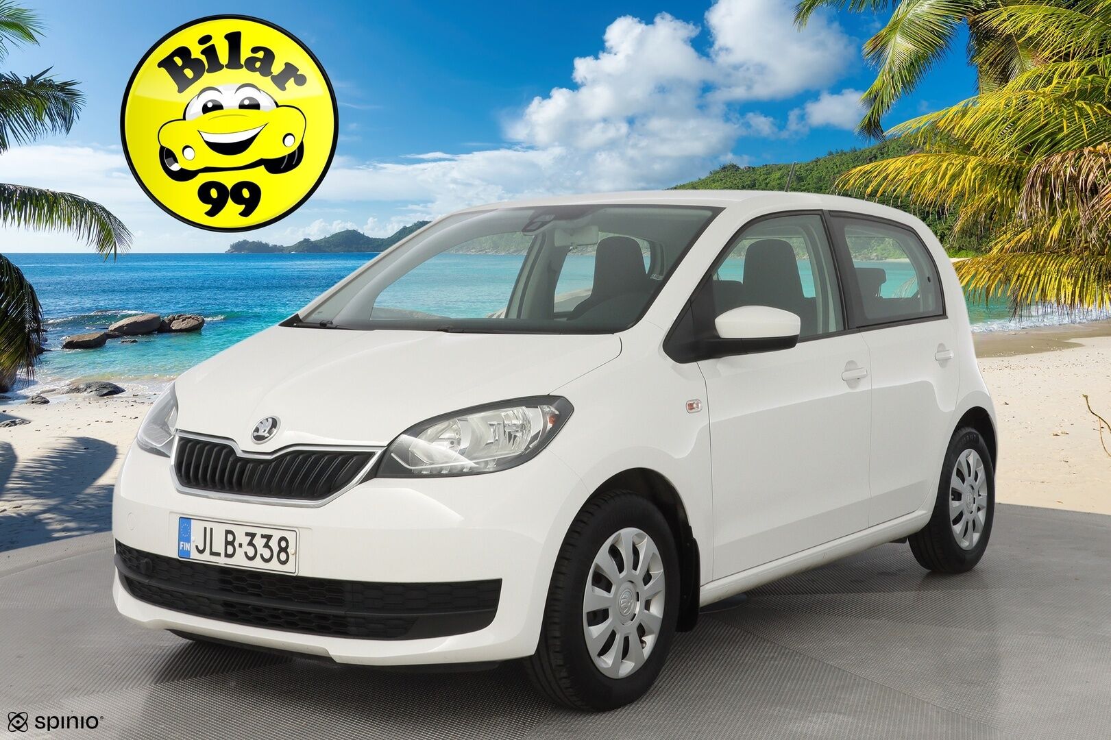Skoda Citigo 2018 1,0 60 Ambition 5-ov. * Lohko / Ilmastointi / Bluetooth * - Suomi-auto / Kahdet hyvät renkaat / Viimeisin huolto 54tkm