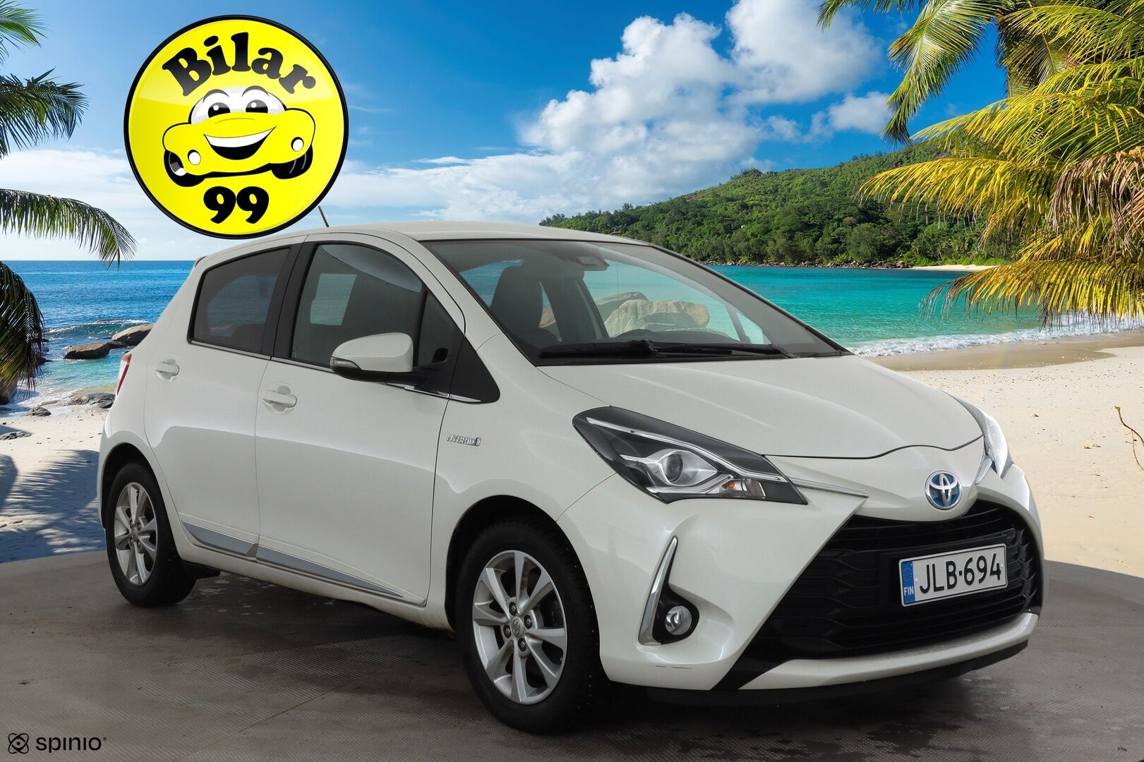 Toyota Yaris 2019 1,5 Hybrid Premium * Sisätilanlämmitin / P.Kamera / Kaistavahti / Navi / Vakkari / Bluetooth / Keyless * - Suomi-auto / Kahdet renkaat / Merkkihuollot - HULLUT JOULUT KORKOTARJOUS 2,49% 