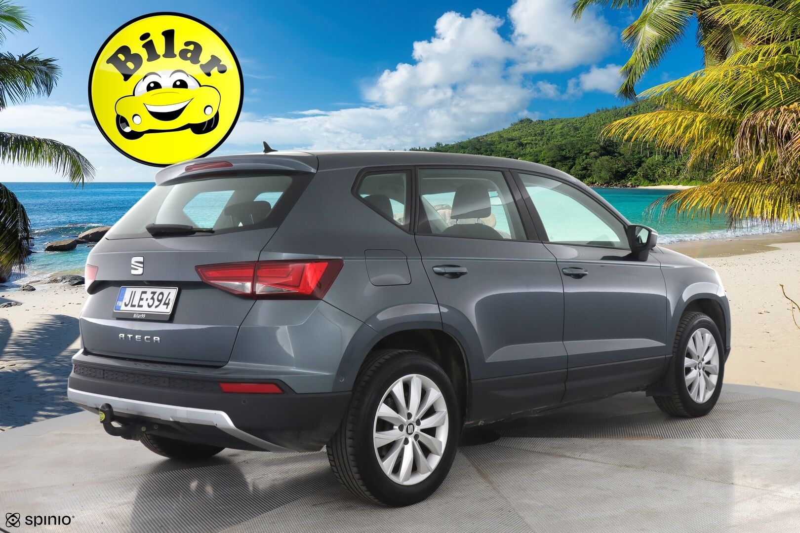 Seat Ateca 2019 1,6 TDI 115 Style Business DSG - Adpatiivinen vakionopeudensäädin | Webasto kaukosäädöllä | Automaattinen ilmastointi | Vetokoukku | P.Kamera | Tutkat eteen ja taakse |