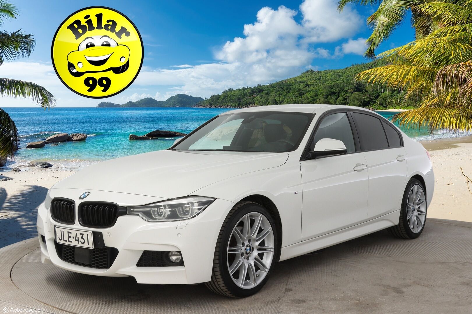 BMW 320 2019 F30 Sedan 320d xDrive M Sport Limited Edition - M-sport / Black Panel / Päivitetty Kaiutin Järjestelmä / ACC / Koukku / AppleCarplay / Peruutuskamera / Ratinlämmitin / Keyless 