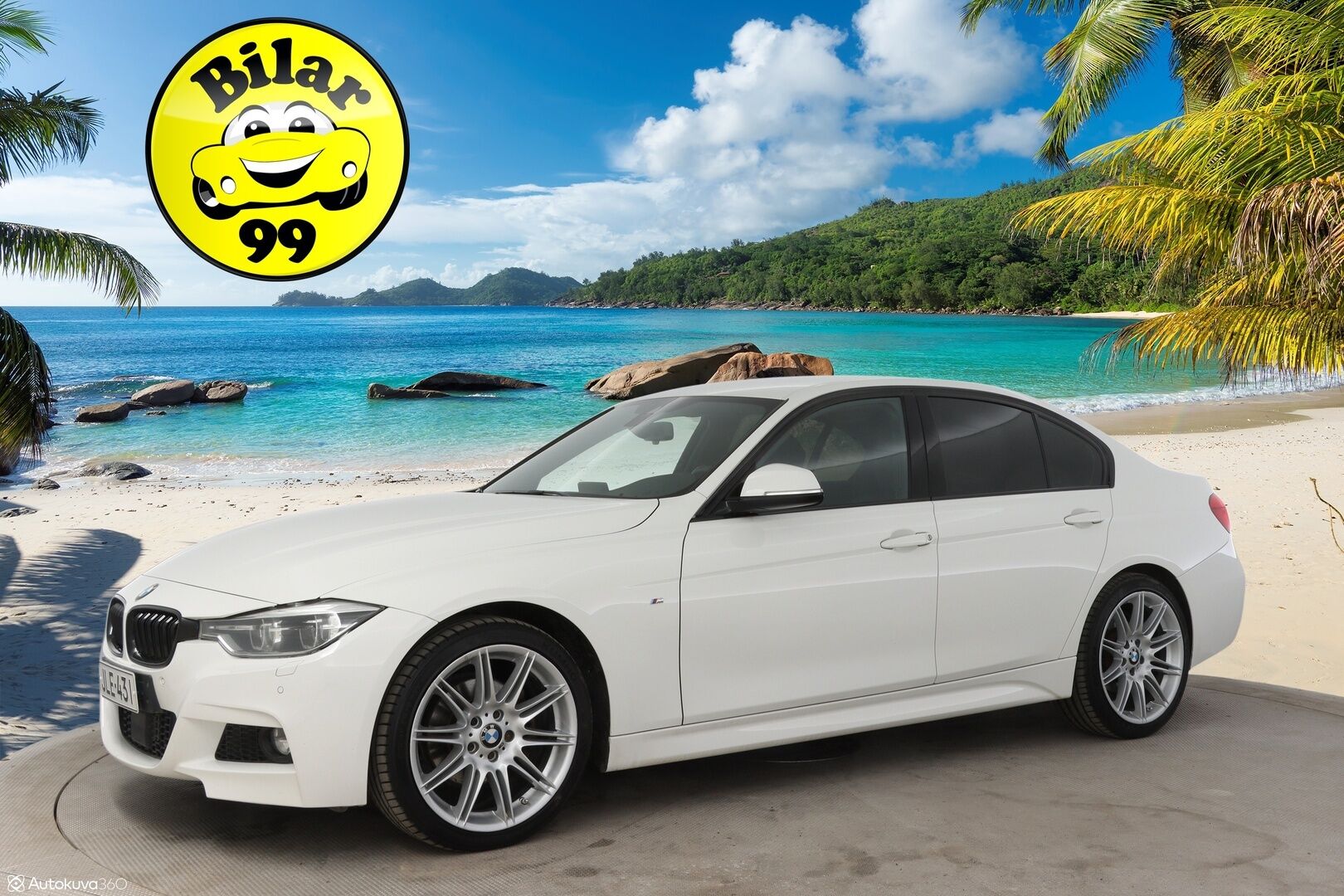 BMW 320 2019 F30 Sedan 320d xDrive M Sport Limited Edition - M-sport / Black Panel / Päivitetty Kaiutin Järjestelmä / ACC / Koukku / AppleCarplay / Peruutuskamera / Ratinlämmitin / Keyless 