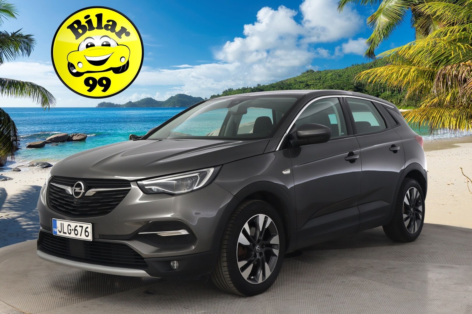 Opel Grandland X 2019 Innovation 1,2 Turbo Automaatti Start/Stop 96 kW AT8 *Lämmitettävä tuulilasi / Navi / P-Kamera* - Juuri saapunut! *Suomi-Auto / Ratinlämmitys / Sähkötoiminen takaluukku / Vakkari / Siisti*