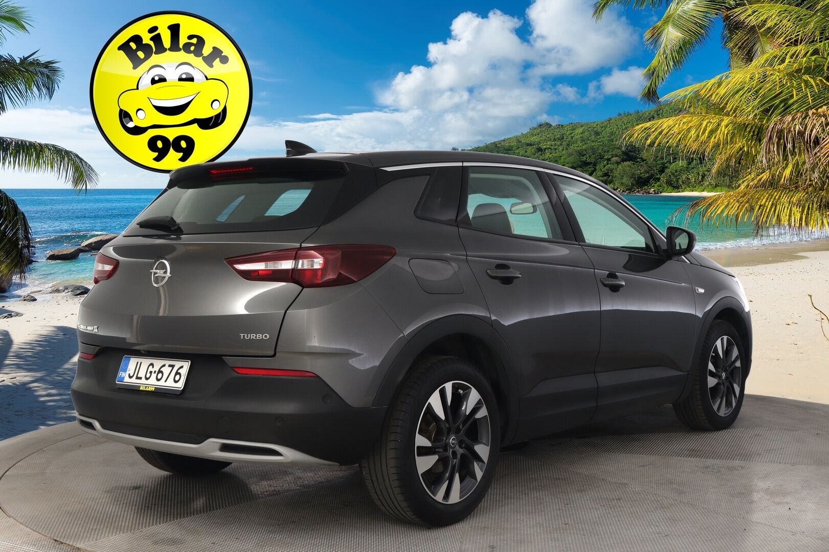 Opel Grandland X 2019 Innovation 1,2 Turbo Automaatti Start/Stop 96 kW AT8 *Lämmitettävä tuulilasi / Navi / P-Kamera* - Juuri saapunut! *Suomi-Auto / Ratinlämmitys / Sähkötoiminen takaluukku / Vakkari / Siisti*