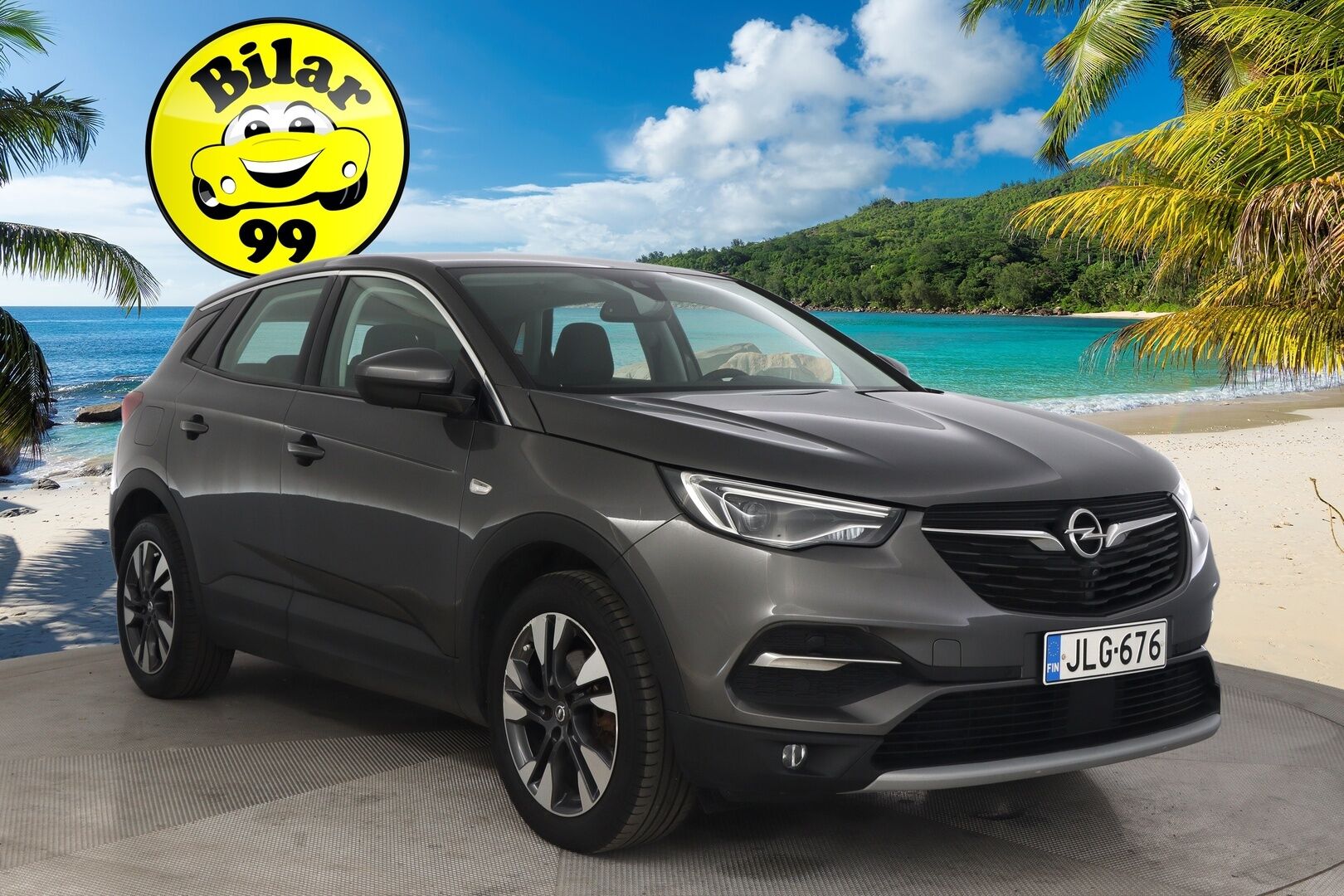 Opel Grandland X 2019 Innovation 1,2 Turbo Automaatti Start/Stop 96 kW AT8 *Lämmitettävä tuulilasi / Navi / P-Kamera* - Juuri saapunut! *Suomi-Auto / Ratinlämmitys / Sähkötoiminen takaluukku / Vakkari / Siisti*