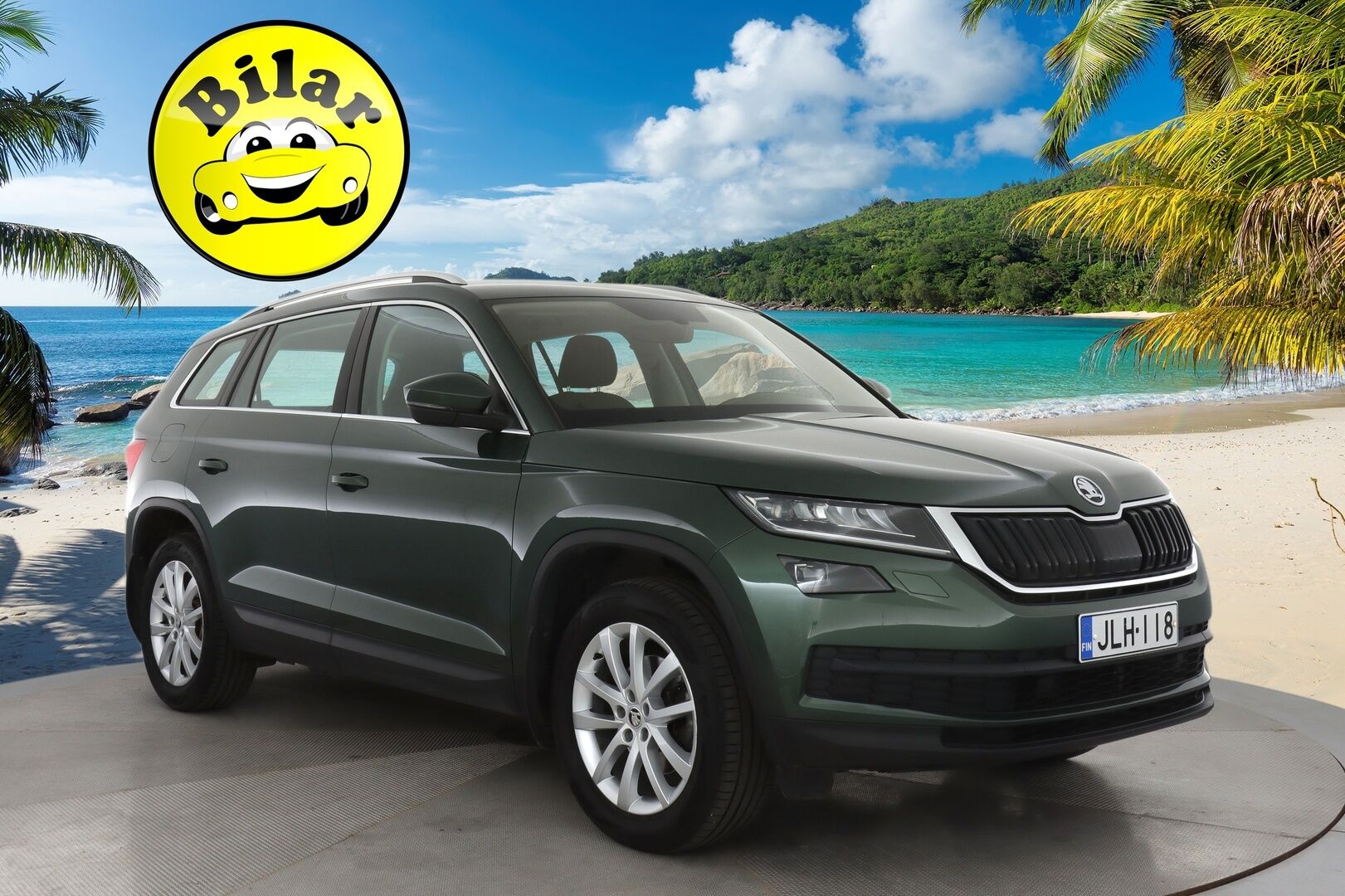 Skoda Kodiaq 2020 1,5 TSI ACT Ambition DSG Autom. - | 1-omisteinen | Suomi-auto | Webasto | Navi | Front Assist | Taittuva vetokoukku | Pysäköintitutkat | Peruutuskamera | Vakionopeudensäädin | Adaptiiviset LED-ajovalot | 2x renkaat aluvantein |