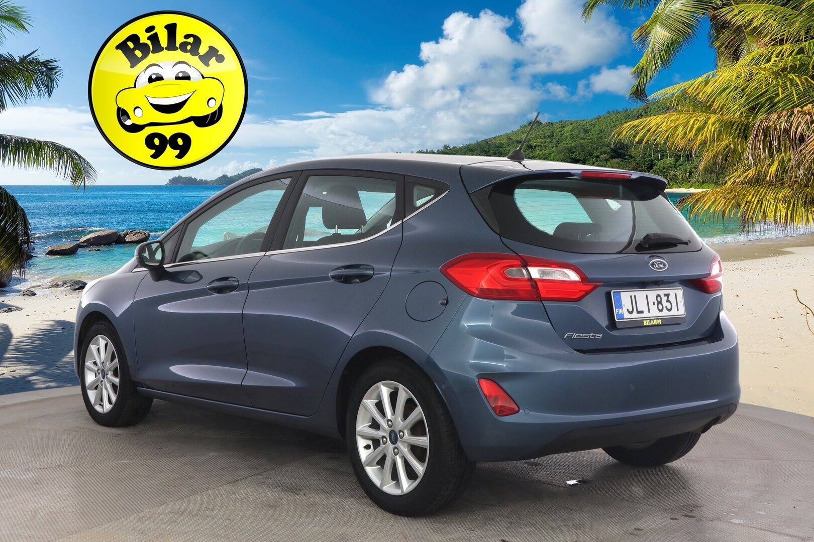 Ford Fiesta 2019 1,0 EcoBoost 100hv M6 Titanium 5-ovinen - Suomi-auto / Peruutuskamera / Vakkari / Carplay / Kaistavahti / Tutkat eteen ja taakse* 