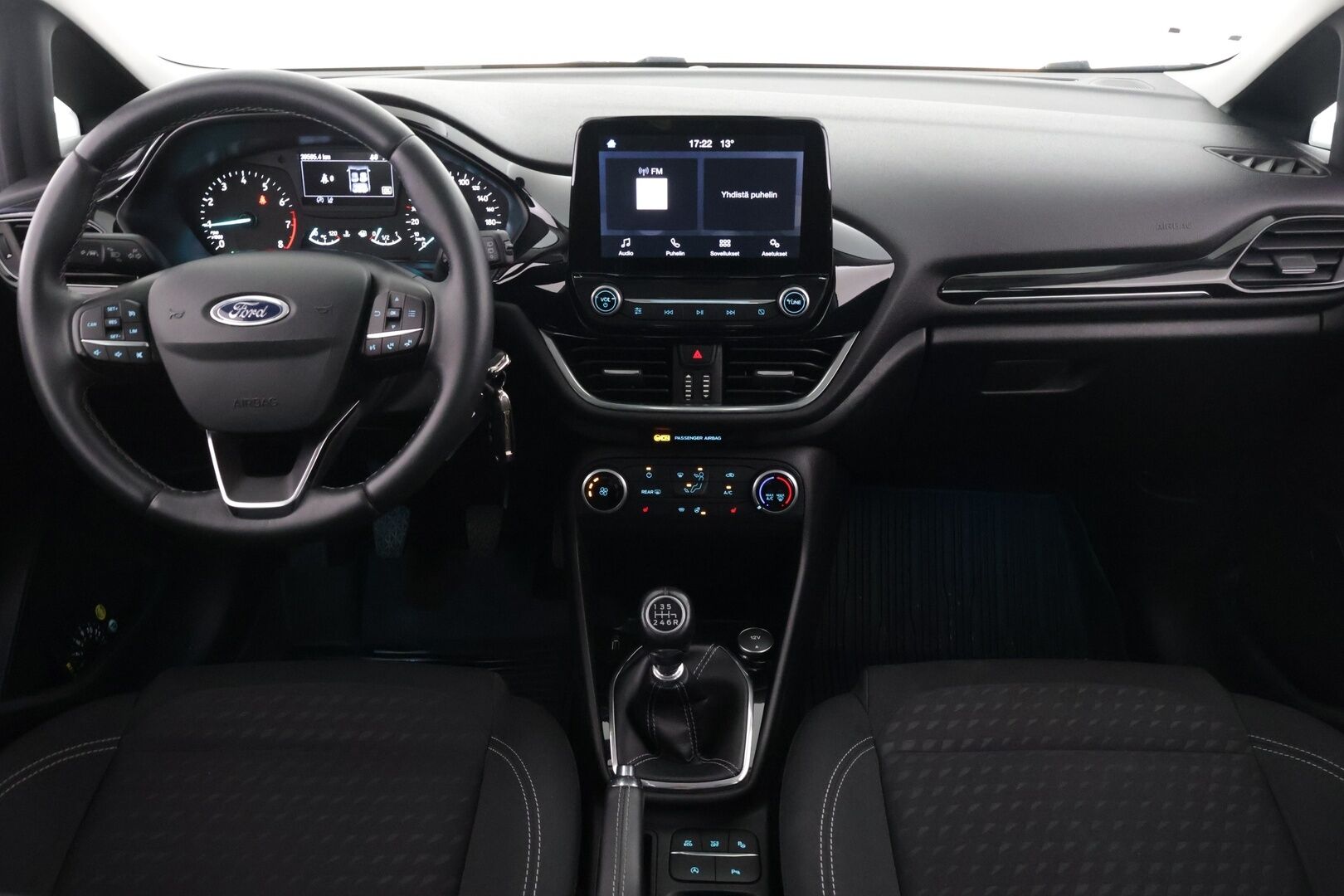 Ford Fiesta 2019 1,0 EcoBoost 100hv M6 Titanium 5-ovinen - Suomi-auto / Peruutuskamera / Vakkari / Carplay / Kaistavahti / Tutkat eteen ja taakse* 