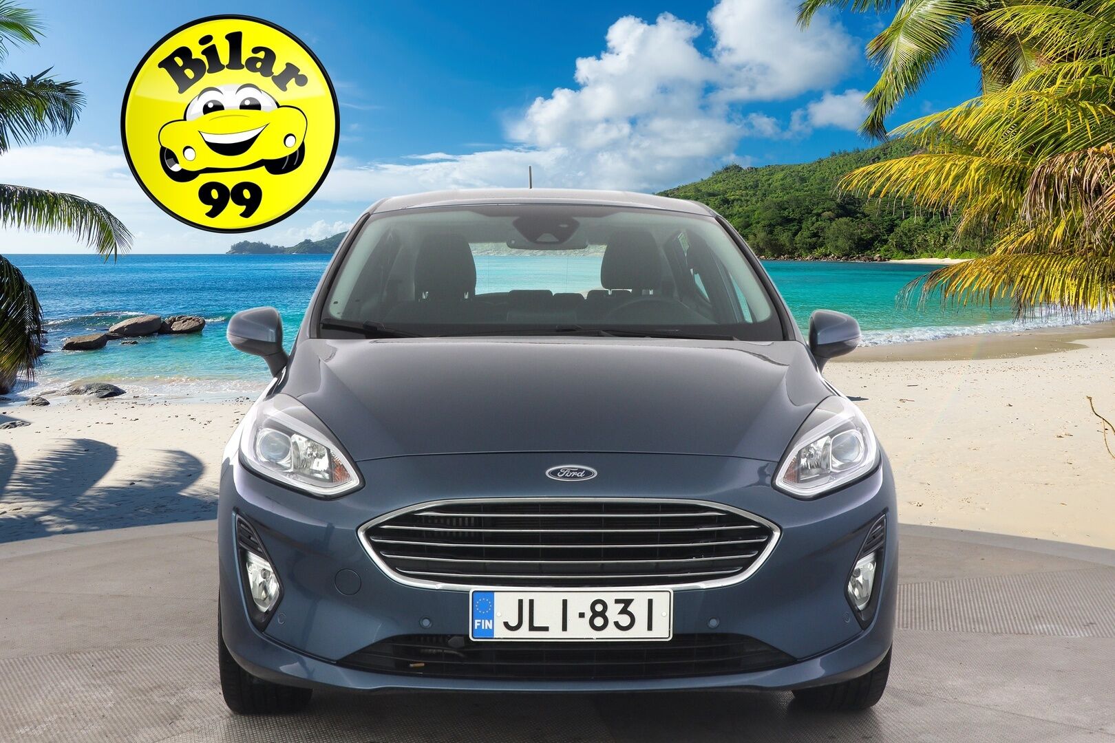Ford Fiesta 2019 1,0 EcoBoost 100hv M6 Titanium 5-ovinen - Suomi-auto / Peruutuskamera / Vakkari / Carplay / Kaistavahti / Tutkat eteen ja taakse* 