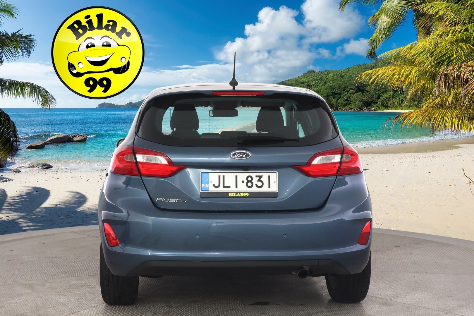 Ford Fiesta 2019 1,0 EcoBoost 100hv M6 Titanium 5-ovinen - Suomi-auto / Peruutuskamera / Vakkari / Carplay / Kaistavahti / Tutkat eteen ja taakse* 