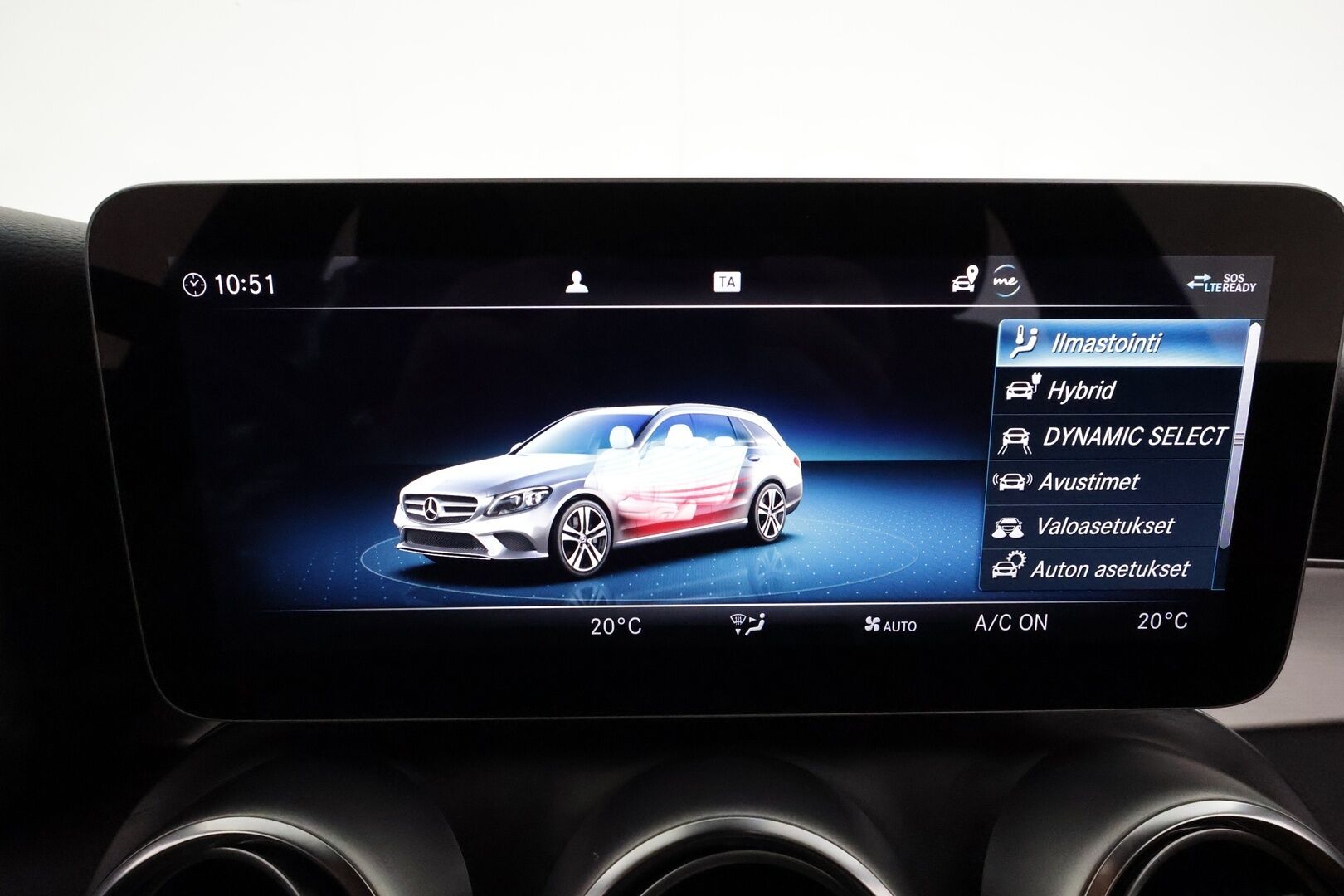 Mercedes-Benz C 2020 300 de T A Business AMG Edition EQ Power **Distronic+ / Multibeam / Koukku / P.kamera / Ruskeat nahat / Navi** - Suomi-auto / Lisälämmitin / Kahdet renkaat aluvanteilla