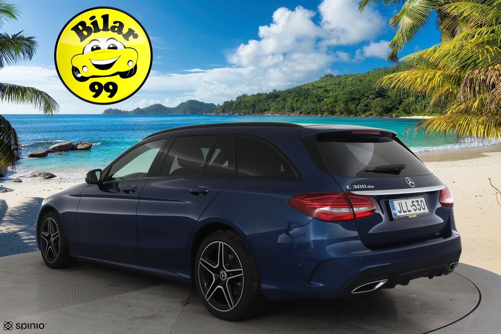 Mercedes-Benz C 2020 300 de T A Business AMG Edition EQ Power **Distronic+ / Multibeam / Koukku / P.kamera / Ruskeat nahat / Navi** - Suomi-auto / Lisälämmitin / Kahdet renkaat aluvanteilla